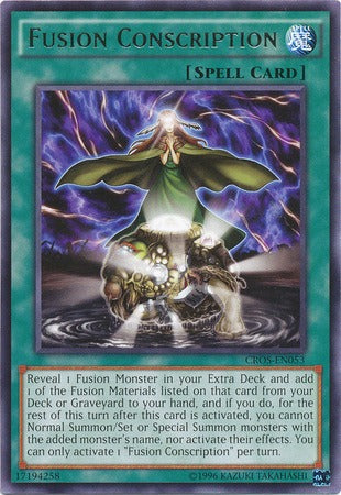 Fusion Conscription - CROS-EN053 - Rare - Unlimited