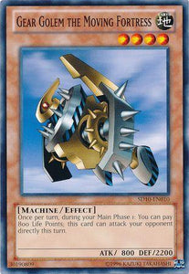 Gear Golem the Moving Fortress - SD10-EN010 - Common - 1st Edition