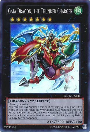 Gaia Dragon, the Thunder Charger - GAOV-EN046 - Super Rare - Unlimited