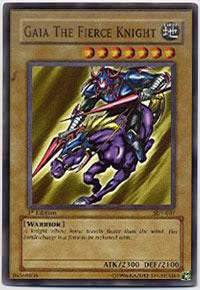 Gaia The Fierce Knight - LOB-006 - Ultra Rare - Unlimited
