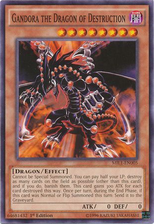 Gandora the Dragon of Destruction - MIL1-EN005 - Common - 1st Edition