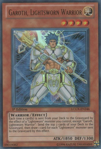 Garoth, Lightsworn Warrior - LCGX-EN246 - Ultra Rare - 1st Edition