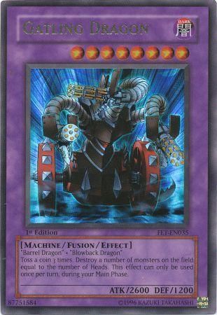 Gatling Dragon - FET-EN035 - Ultra Rare - 1st Edition