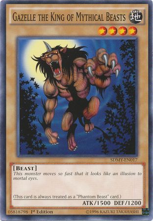 Gazelle the King of Mythical Beasts - SDMY-EN017 - Common - 1st Edition