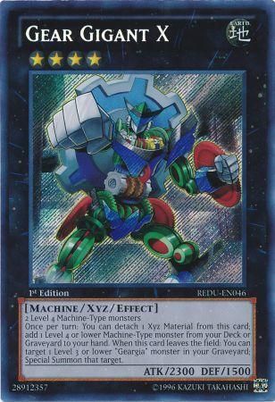 Gear Gigant X - REDU-EN046 - Secret Rare - 1st Edition