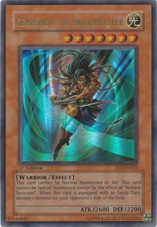 Gearfried the Swordmaster - FET-EN022 - Ultra Rare - 1st Edition