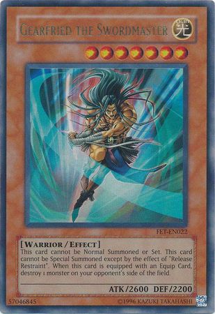 Gearfried the Swordmaster - FET-EN022 - Ultra Rare - Unlimited