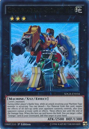 Geargiagear Gigant XG - SDGR-EN034 - Ultra Rare - 1st Edition