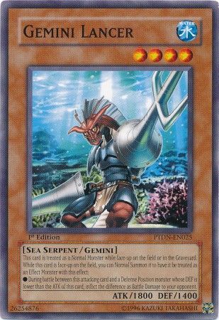 Gemini Lancer - PTDN-EN025 - Common - 1st Edition