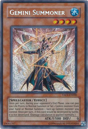 Gemini Summoner - TAEV-EN000 - Secret Rare - Unlimited