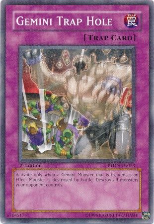 Gemini Trap Hole - PTDN-EN073 - Common - 1st Edition