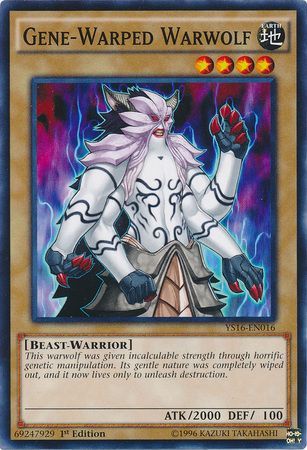 Gene-Warped Warwolf - YS16-EN016 - Common - 1st Edition