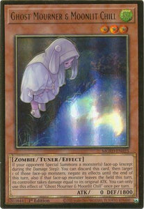 Ghost Mourner & Moonlit Chill (Alternate Art) - MGED-EN023 - Premium Gold Rare - 1st Edition