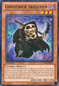 Ghostrick Skeleton - LVAL-EN024 - Common - 1st Edition