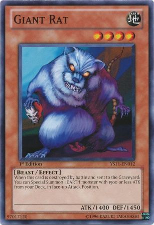 Giant Rat - YS11-EN012 - Common - 1st Edition