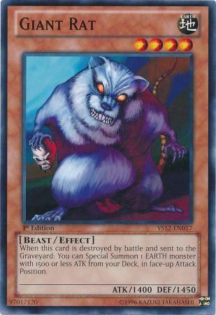 Giant Rat - YS12-EN017 - Common - 1st Edition