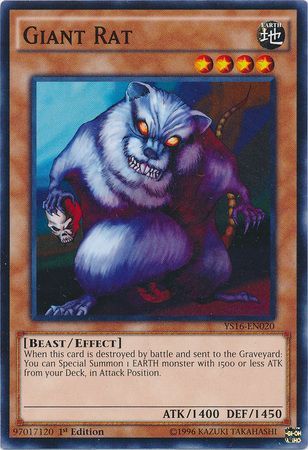 Giant Rat - YS16-EN020 - Common - 1st Edition