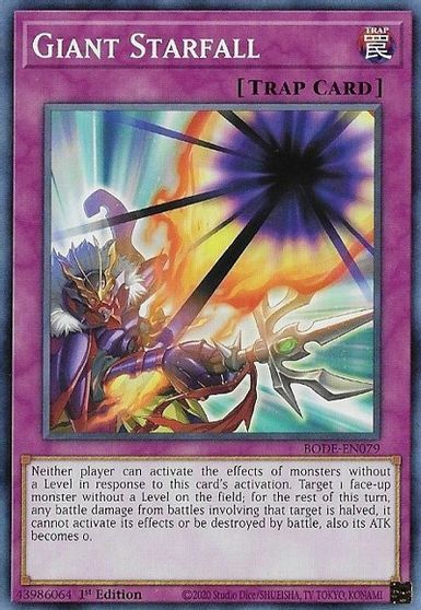 Giant Starfall - BODE-EN079 - Common - 1st Edition