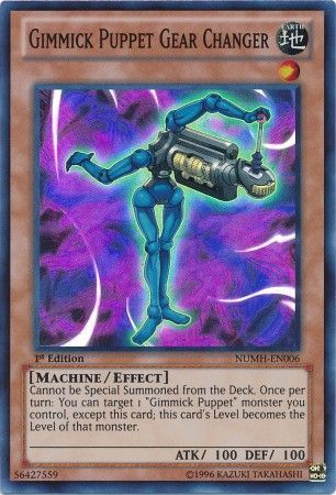 Gimmick Puppet Gear Changer - NUMH-EN006 - Super Rare - 1st Edition