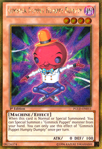 Gimmick Puppet Humpty Dumpty - PGLD-EN011 - Gold Secret Rare - 1st Edition