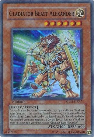 Gladiator Beast Alexander - GLAS-EN017 - Super Rare - 1st Edition