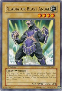 Gladiator Beast Andal - PTDN-EN001 - Common - 1st Edition