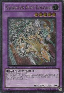 Gladiator Beast Essedarii - Ultimate - EXVC-EN086 - Ultimate Rare - 1st