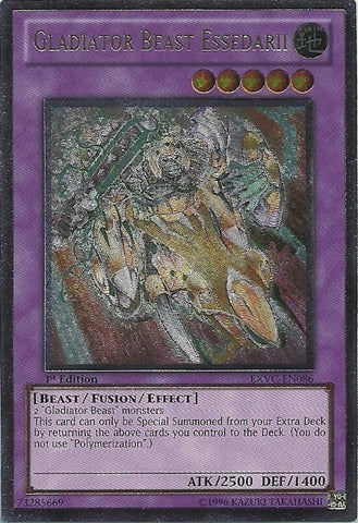 Gladiator Beast Essedarii - Ultimate - EXVC-EN086 - Ultimate Rare - 1st