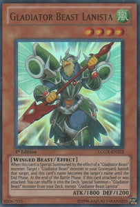 Gladiator Beast Lanista - LCGX-EN252 - Ultra Rare - 1st Edition