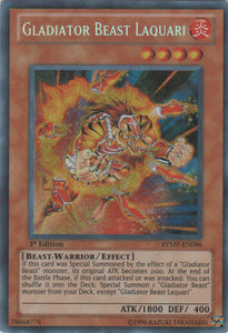 Gladiator Beast Laquari - RYMP-EN096 - Secret Rare - 1st Edition