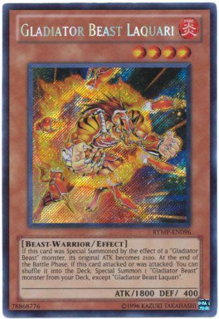 Gladiator Beast Laquari - RYMP-EN096 - Secret Rare - Unlimited