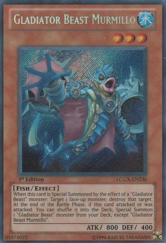 Gladiator Beast Murmillo - LCGX-EN236 - Secret Rare - 1st Edition