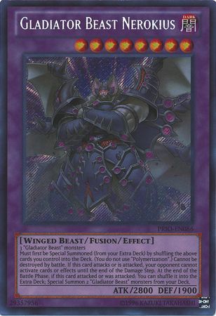 Gladiator Beast Nerokius - PRIO-EN086 - Secret Rare - Unlimited