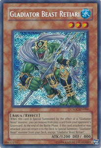 Gladiator Beast Retiari - CSOC-EN086 - Secret Rare - Unlimited