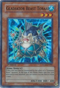 Gladiator Beast Torax - GLAS-EN081 - Super Rare - 1st Edition