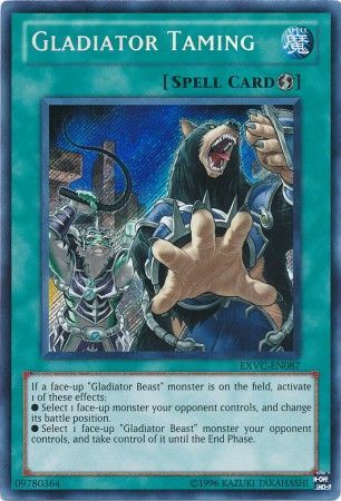 Gladiator Taming - EXVC-EN087 - Secret Rare - Unlimited