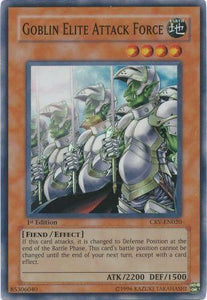 Goblin Elite Attack Force - CRV-EN020 - Super Rare - 1st Edition