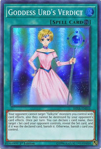 Goddess Urd's Verdict - SHVA-EN010 - Super Rare - 1st Edition