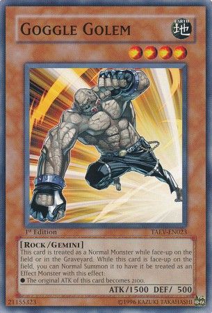 Goggle Golem - TAEV-EN023 - Common - 1st Edition