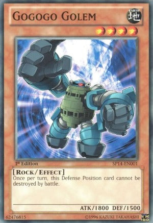 Gogogo Golem - SP14-EN001 - Starfoil Rare - 1st Edition