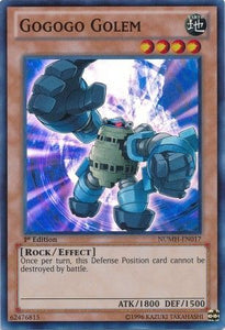 Gogogo Golem - NUMH-EN017 - Super Rare - 1st Edition