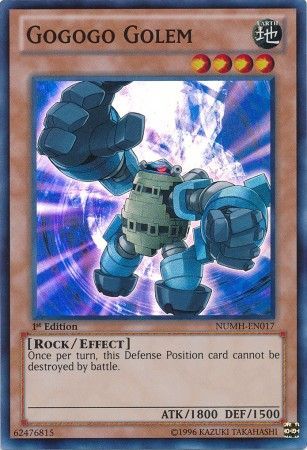 Gogogo Golem - NUMH-EN017 - Super Rare - 1st Edition