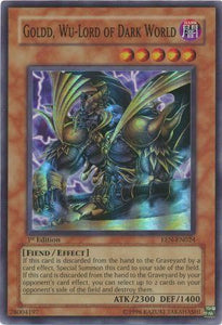 Goldd, Wu-Lord of Dark World - EEN-EN024 - Super Rare - 1st Edition