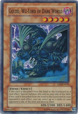 Goldd, Wu-Lord of Dark World - EEN-EN024 - Super Rare - Unlimited