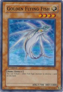 Golden Flying Fish - PTDN-EN086 - Super Rare - 1st Edition