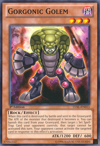 Gorgonic Golem - LVAL-EN011 - Common - 1st Edition