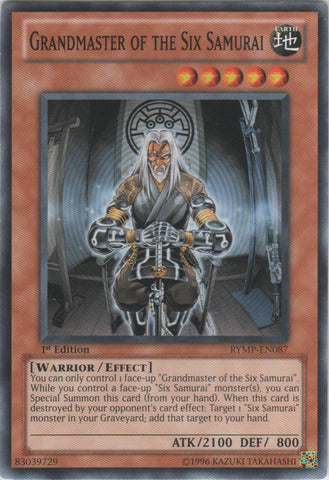 Grandmaster of the Six Samurai - RYMP-EN087 - Common - 1st Edition