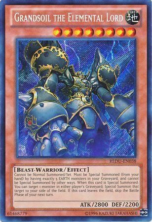 Grandsoil the Elemental Lord - REDU-EN038 - Secret Rare - Unlimited