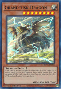 Grandtusk Dragon - POTE-EN033 - Super Rare - 1st Edition