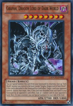 Grapha, Dragon Lord of Dark World - SDGU-EN001 - Ultra Rare - Unlimited